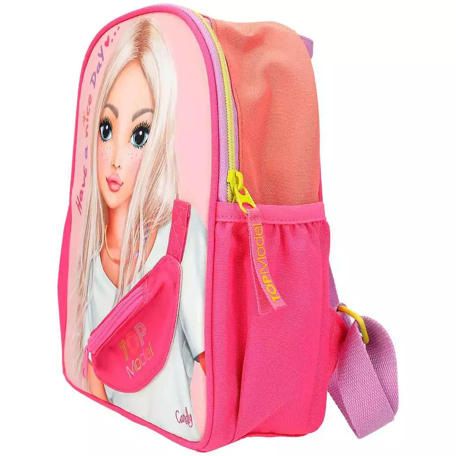 Depesche Rucksack mit Crossbag Happy Together TOPModel 9 x 22 x 28 cm pink-orange
