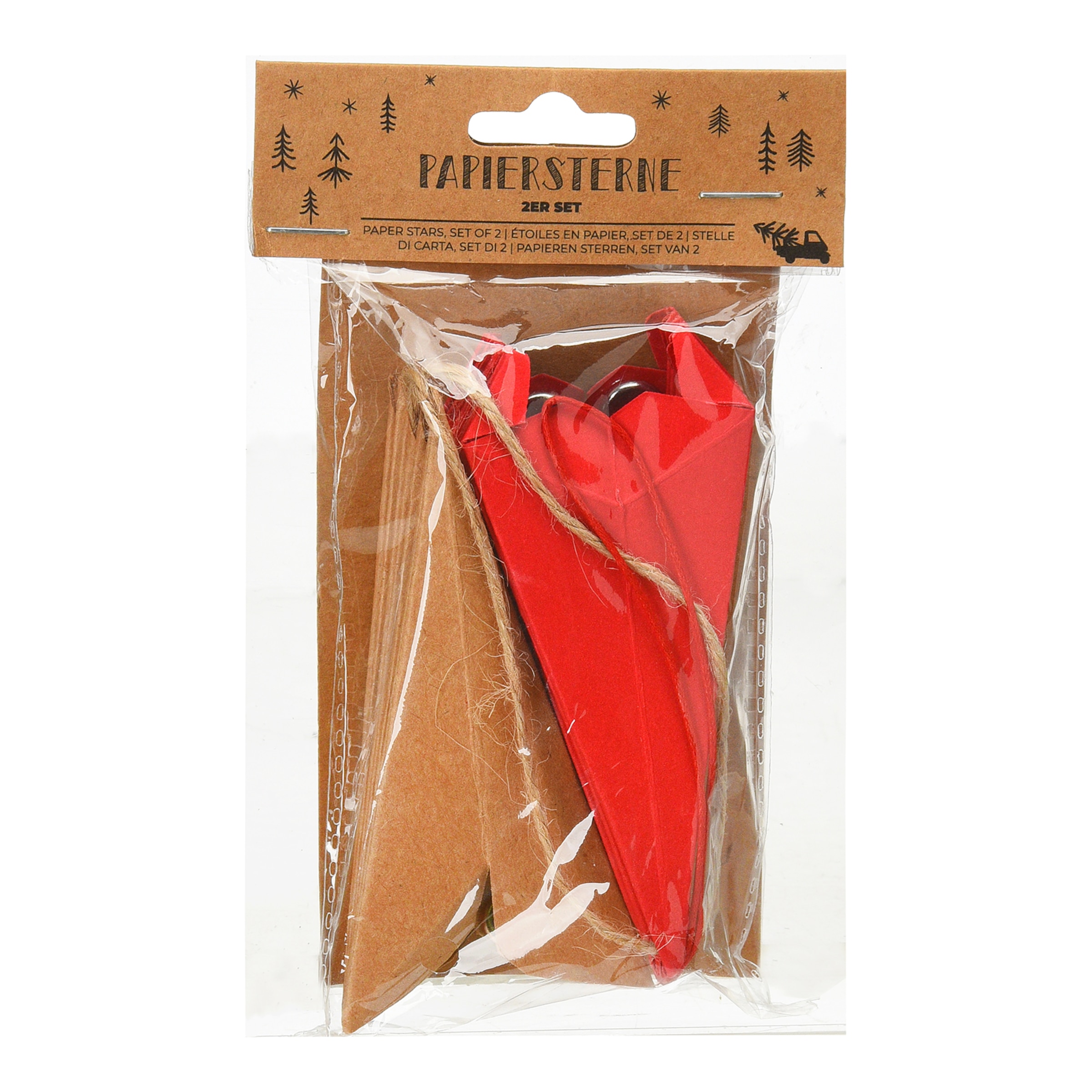 rot, ⌀ 20 cm, 2 Stück