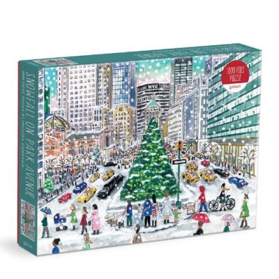 Michael Storrings Snowfall on Park Avenue 1000 Piece Puzzle (Jigsaw)