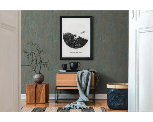 Vliesbehang 32651-2 Havana Groen-Bruin Metallic
