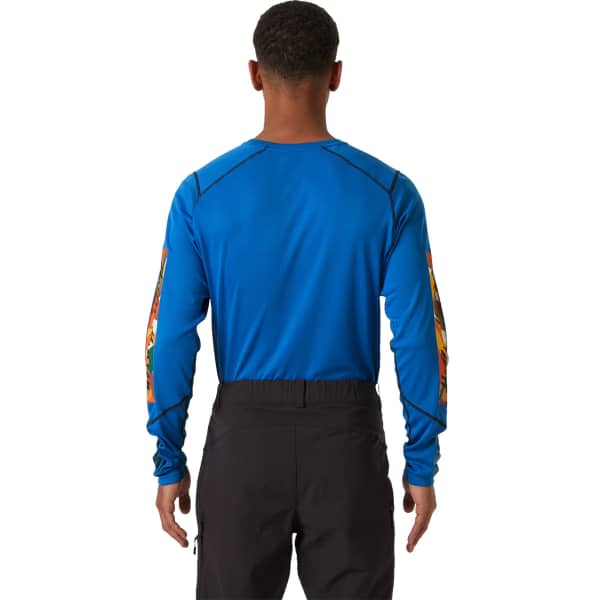 T-shirt thermique HELLY HANSEN LIFA ACTIVE CREW COBALT 2.0 APRES PRINT