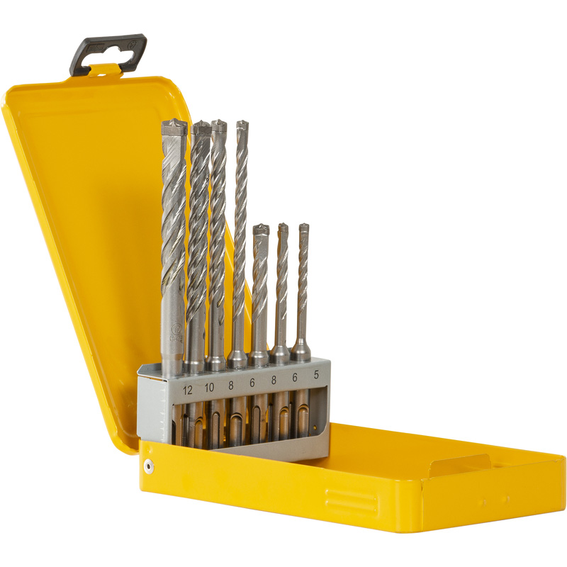 DeWALT Cassette SDS+ XLR (5, 6x2, 8x2, 10, 12mm) 7-delig