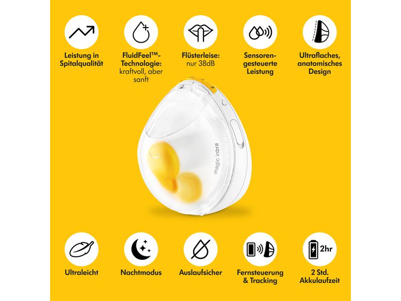 MEDELA Milchpumpe Magic InBra einzel Elektrisch Tragbare Einzelmilchpumpe
