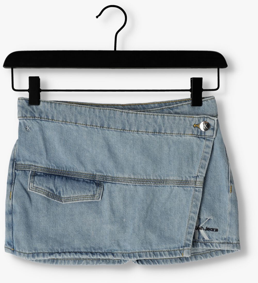 CALVIN KLEIN blauwe calvin klein minirok utility washed blue skort