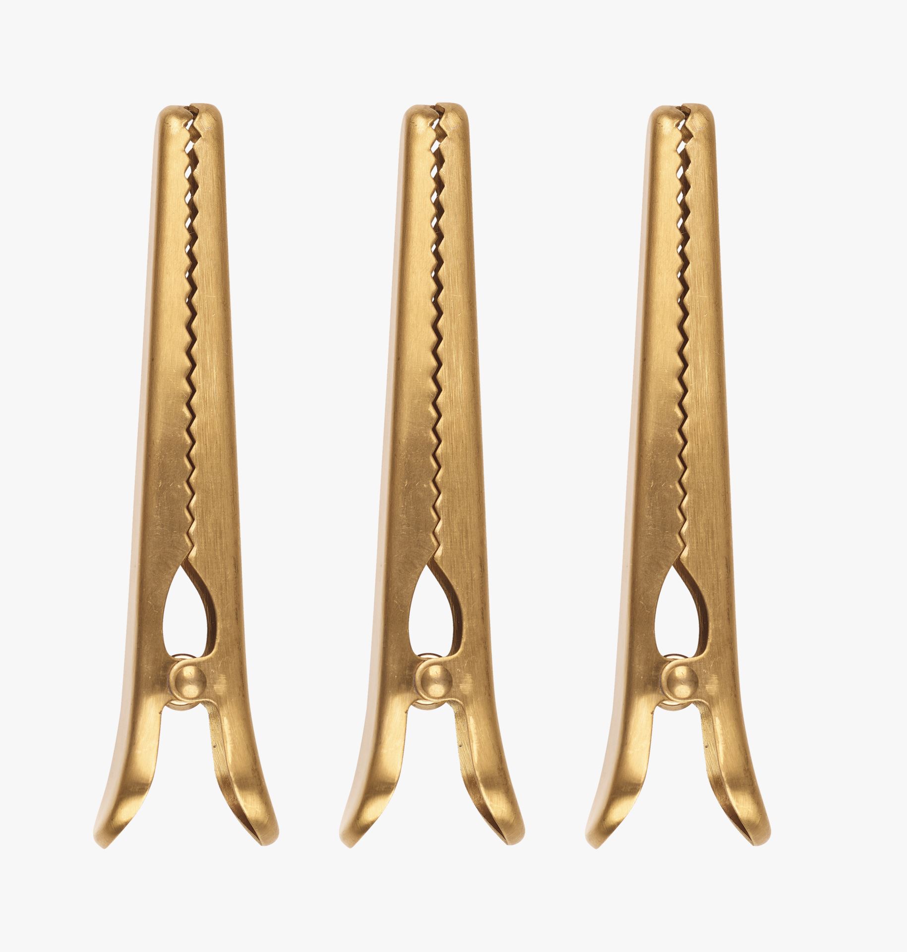 Lang klype 3 pk gull - 11,5x2,3 cm