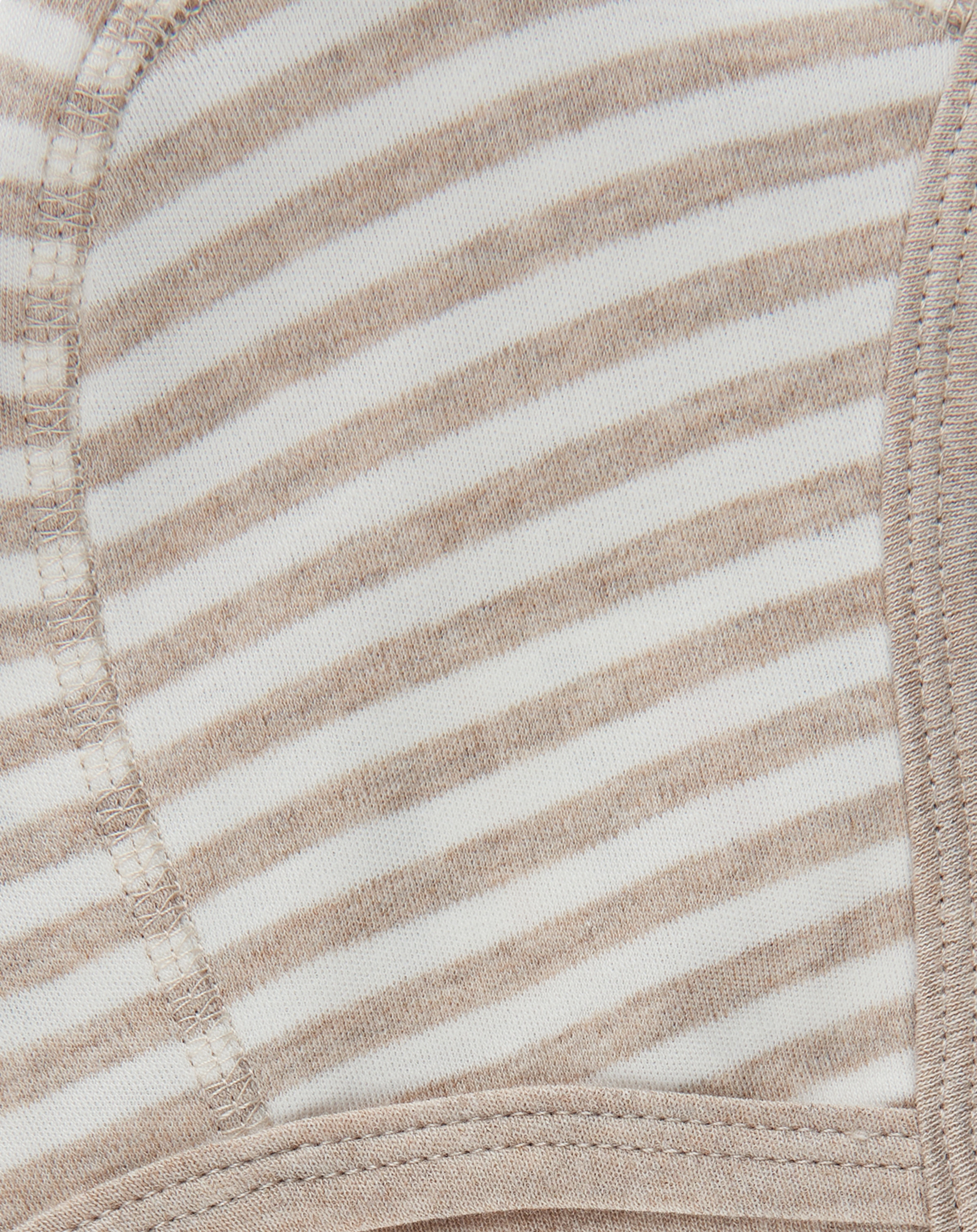 Babymütze INFINITY gestreift in sand