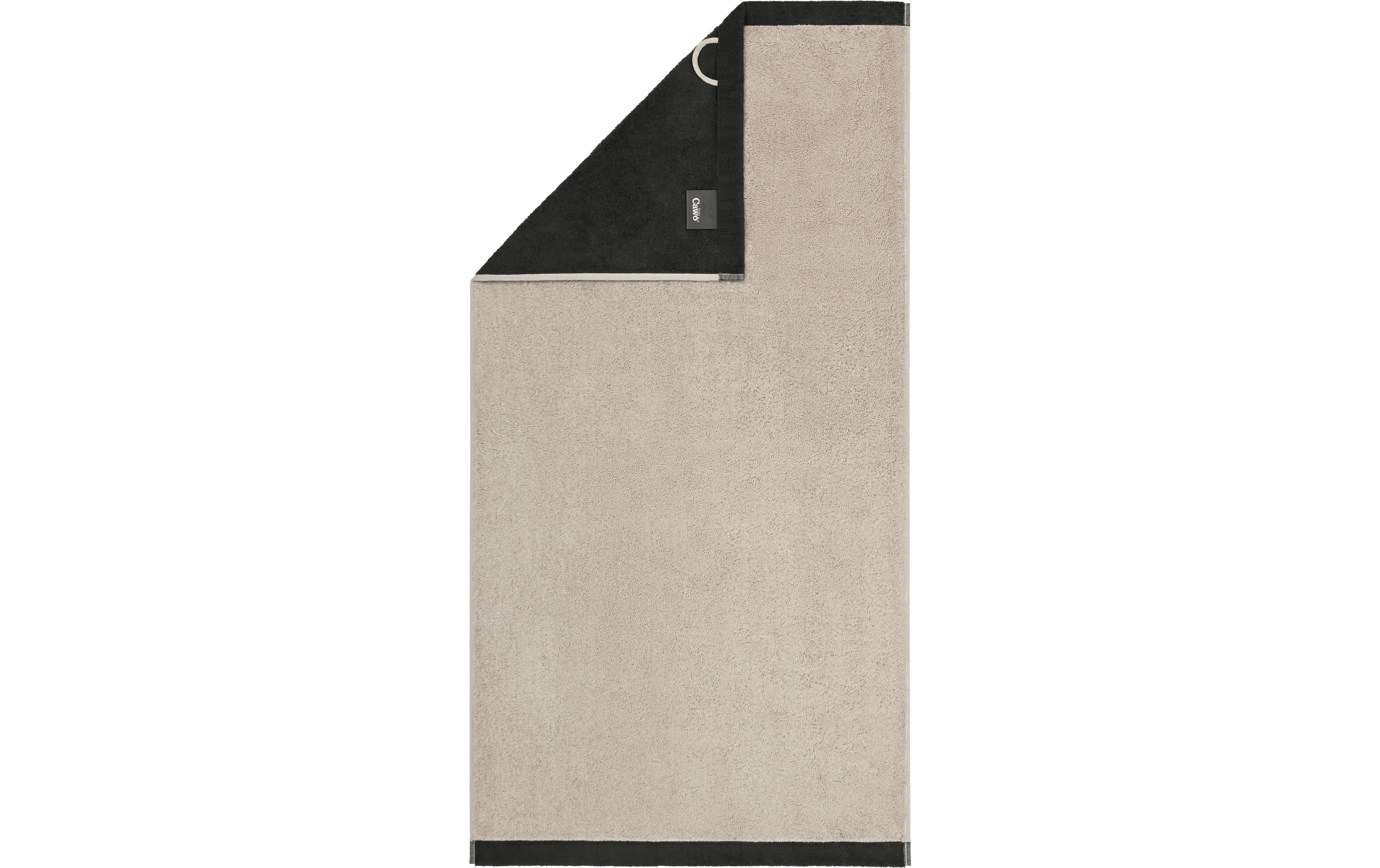 Duschtuch Lifestyle Splash 70 x 140 cm, Leinen/BasaltWendetuch aus der Design Reihe Lifestyle Splash von Cawö