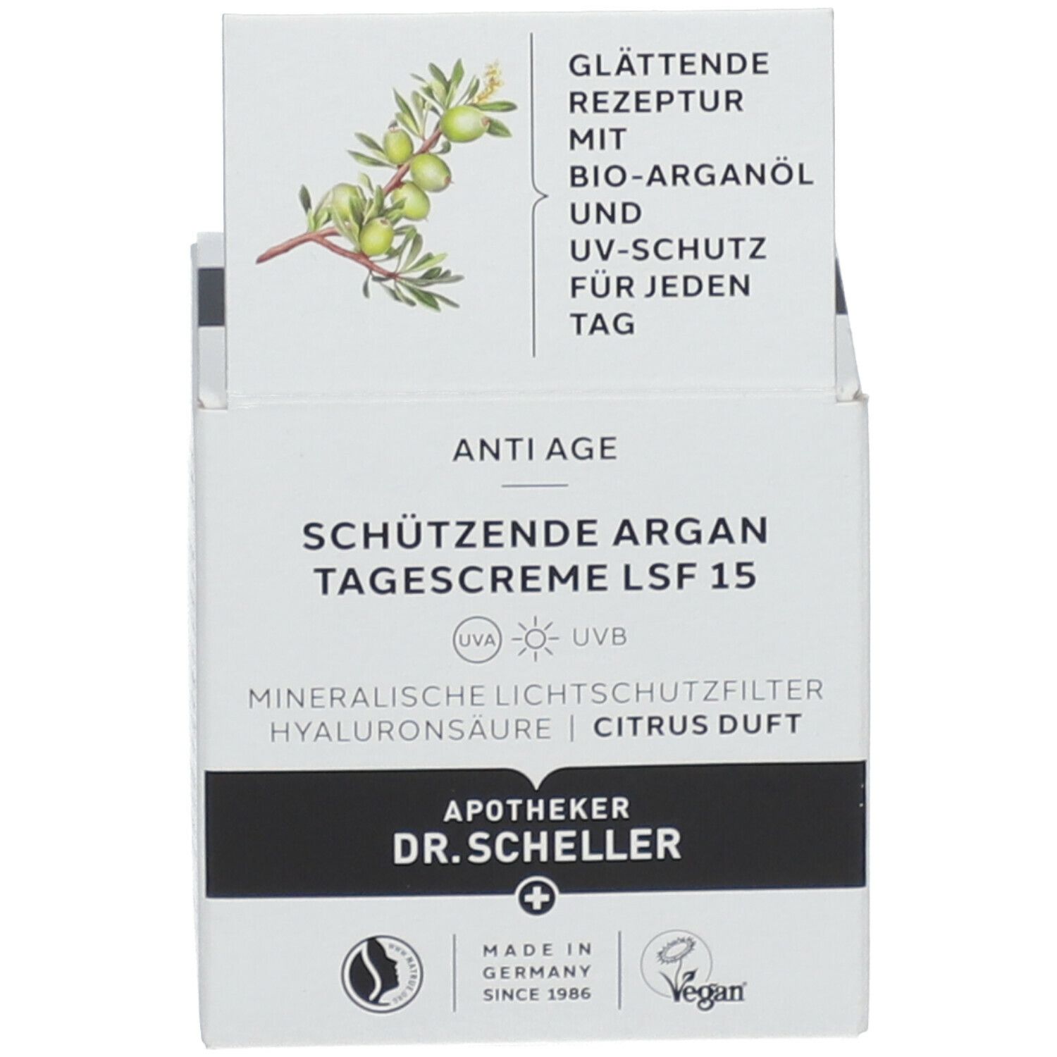 DR.SCHELLER Schützende Argan Tagescreme LSF 15
