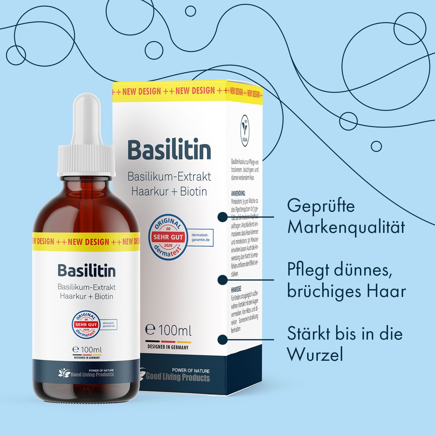 Basilitin Basilikum-Extrakt-Haarkur mit Biotin