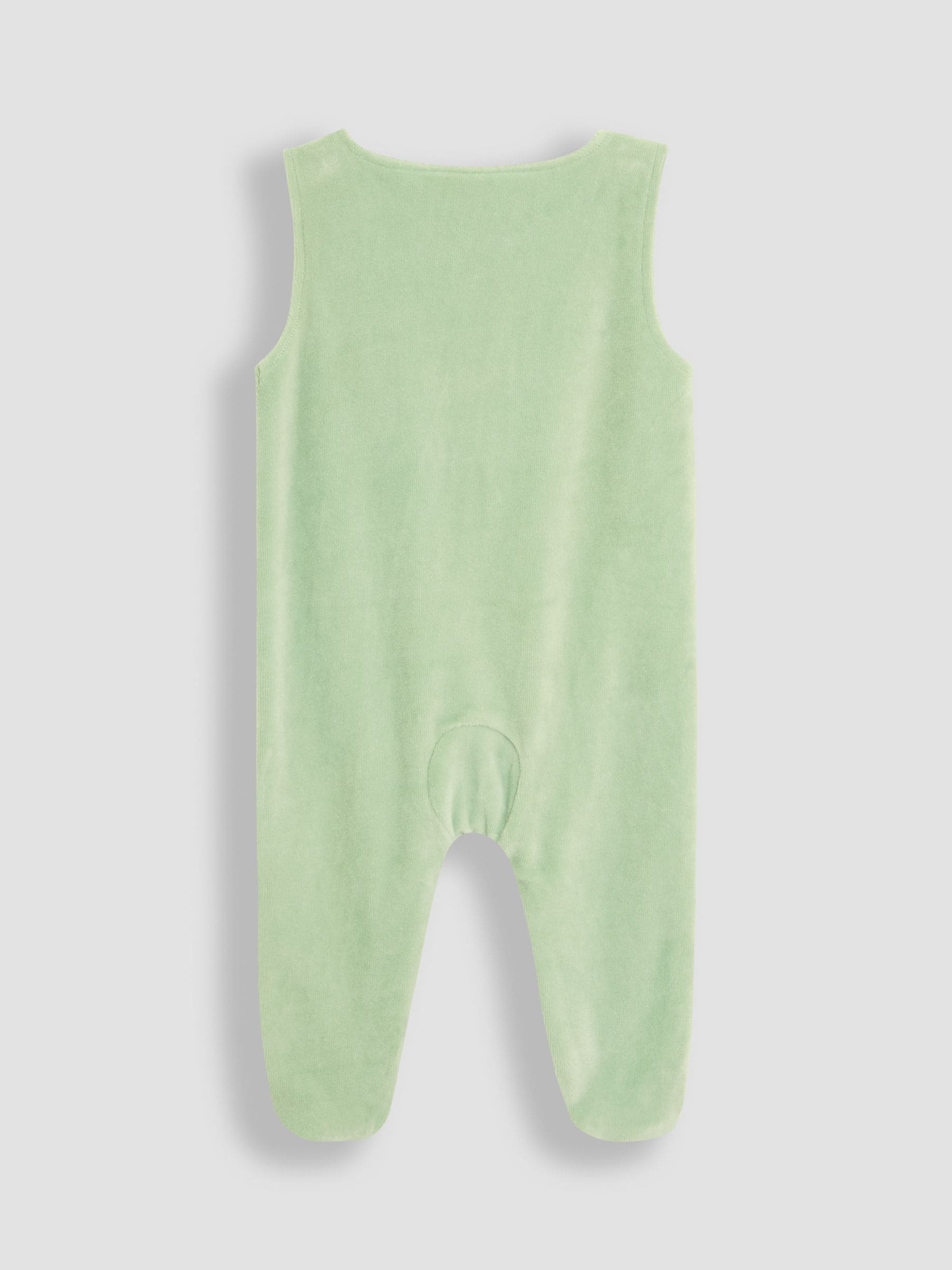 JoJo Maman Bébé Cotton Footed 2-Piece Dungarees Set