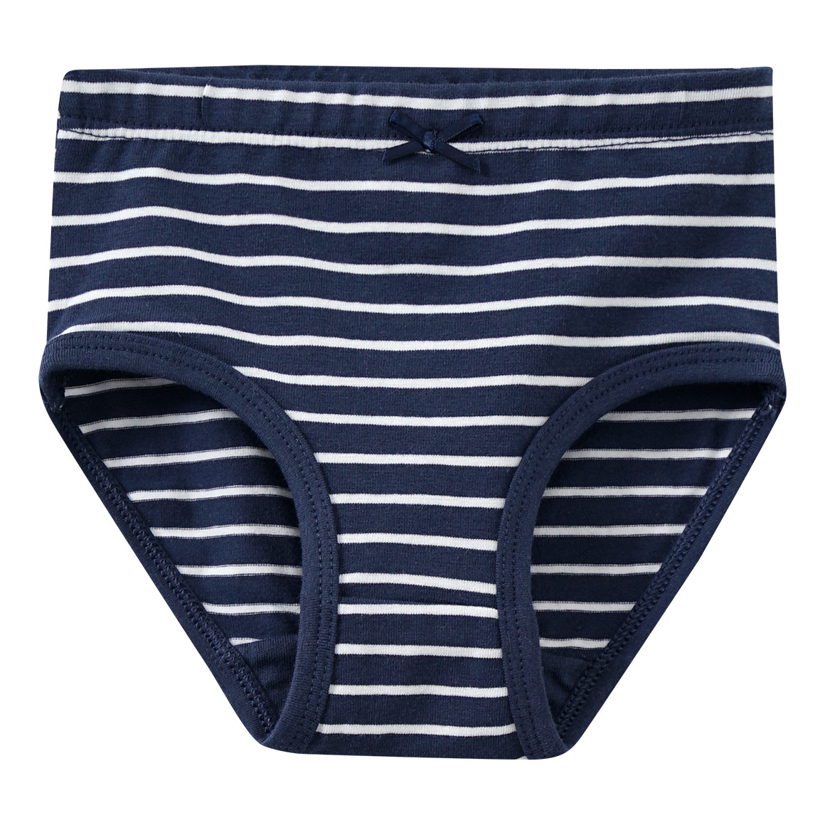 Famy 5 Baby Slips aus Bio-Baumwolle dunkelblau / weiss