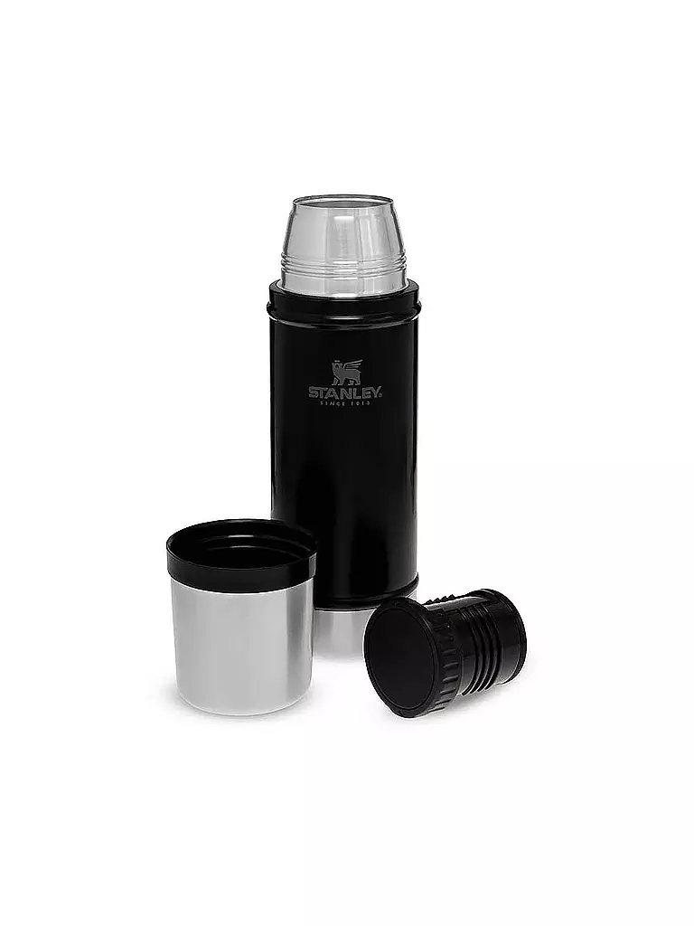 STANLEY Isolierflasche - Thermosflasche Classic Legendary Bottle 0,47l Schwarz schwarz
