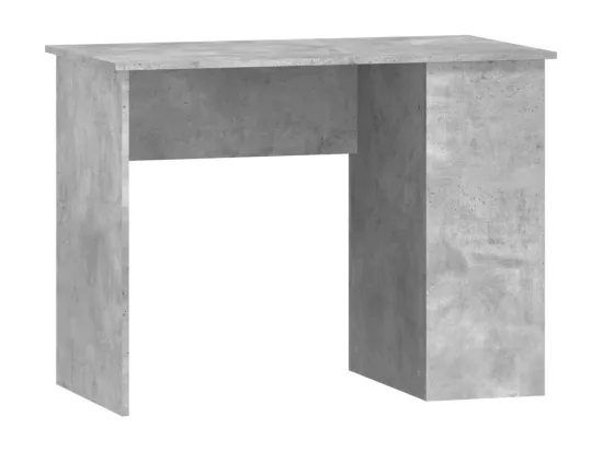 Bureau Gris béton 100x55x75 cm Bois d'ingénierie