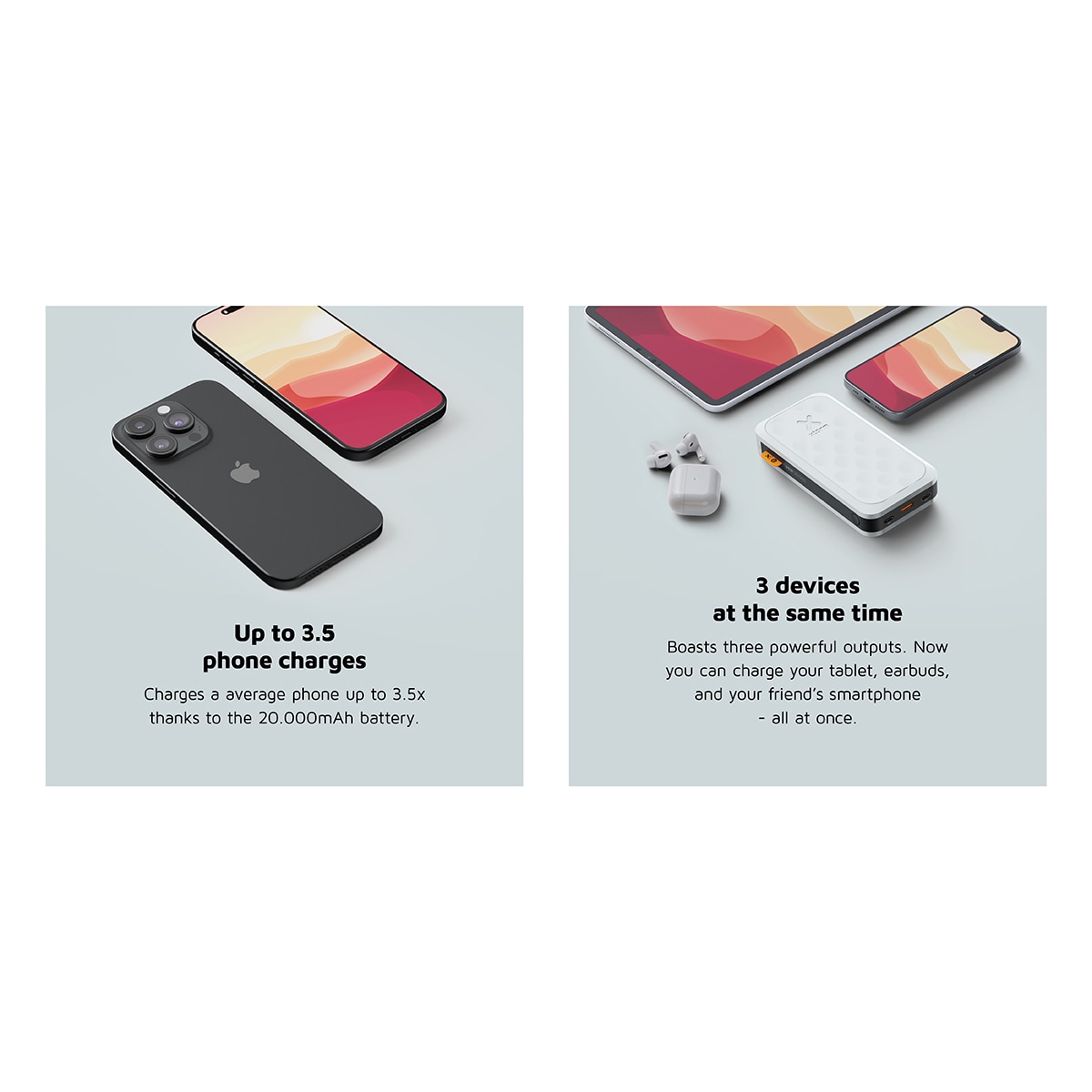 Xtorm 35W Fuel Series 20000mAh powerbank (hvit)