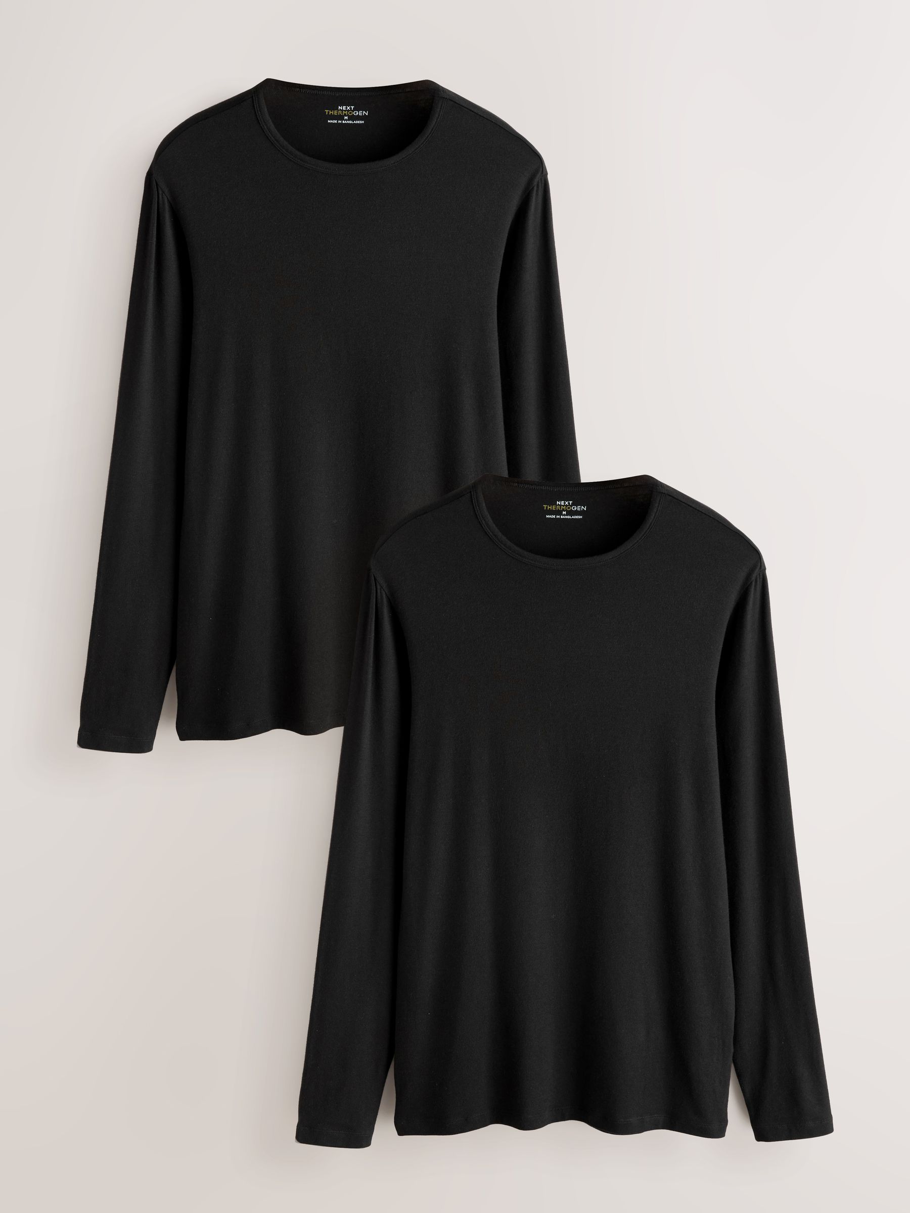 Zwart - Thermogen Long Sleeve T-Shirts 2 Pack