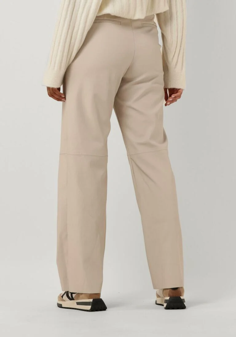 KNIT-TED zand knit-ted wijde broek naomi pant