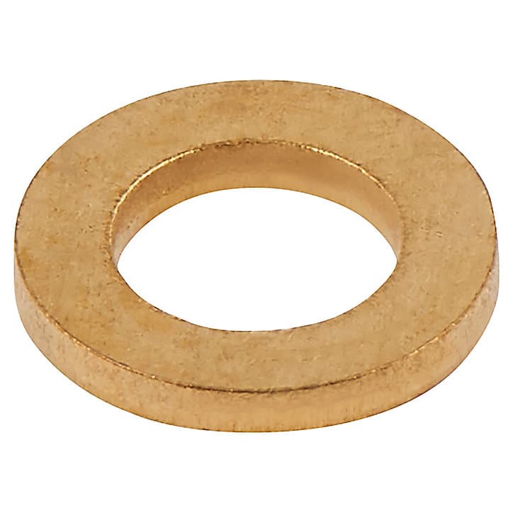 Rondelles plates étroites en laiton ø 6mm - 10 pièces