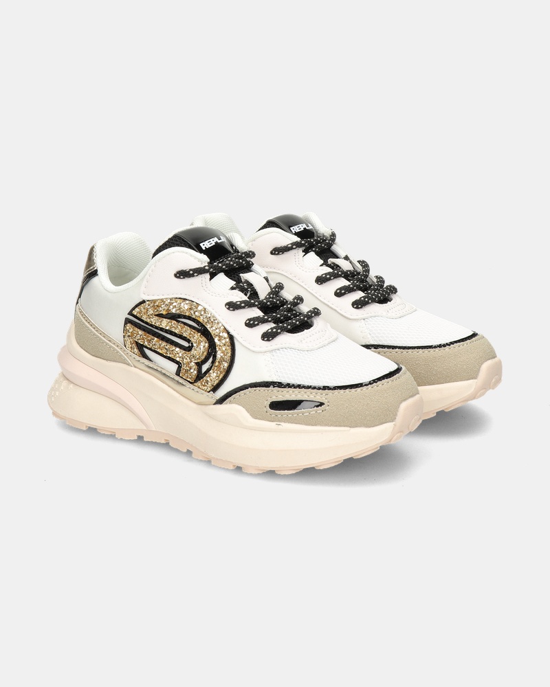 Replay Athena Jr. Dad Sneakers  - wit