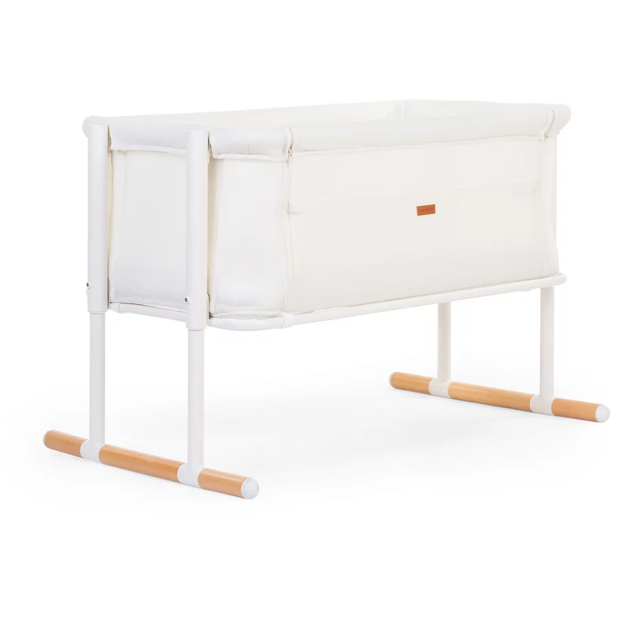 CHILDHOME Beistellbett Evolux Buche, weiß
