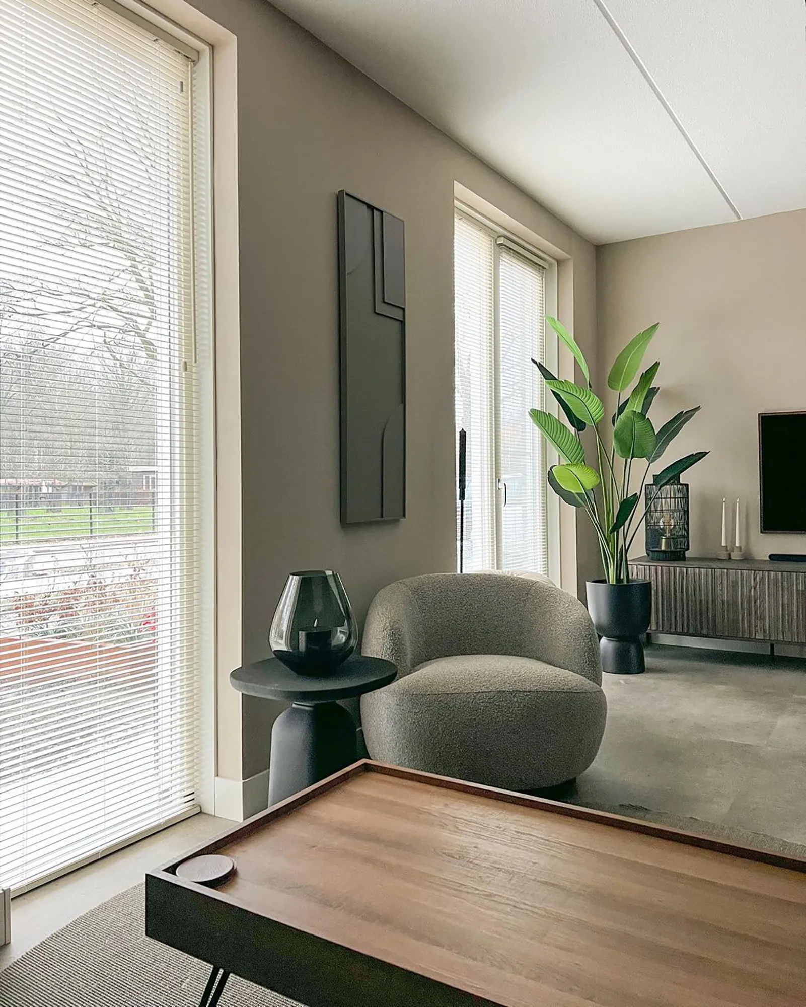 Salontafel WELTON Donkerbruin