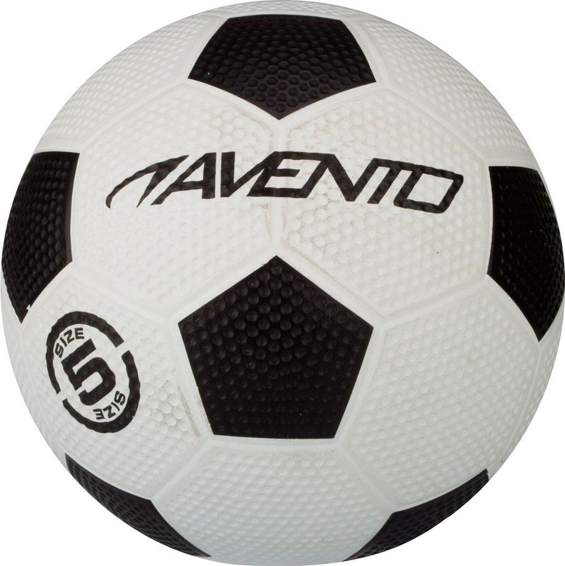 Avento - Classico - Straatvoetbal - Zwart / Wit - Rubber