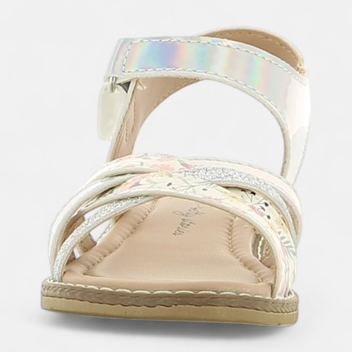 Nu-pieds Fille argent