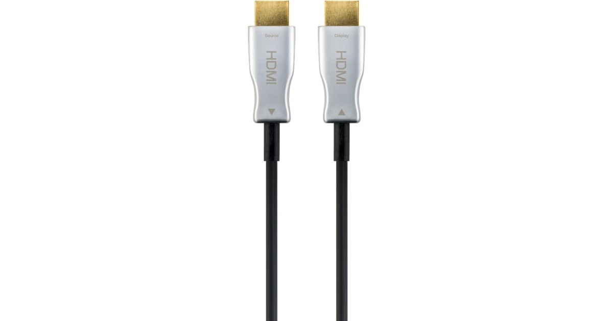 goobayOptische Hybride High Speed HDMI-kabel met Ethernet  (Zwart, 10 Meter, AOC-kabel)