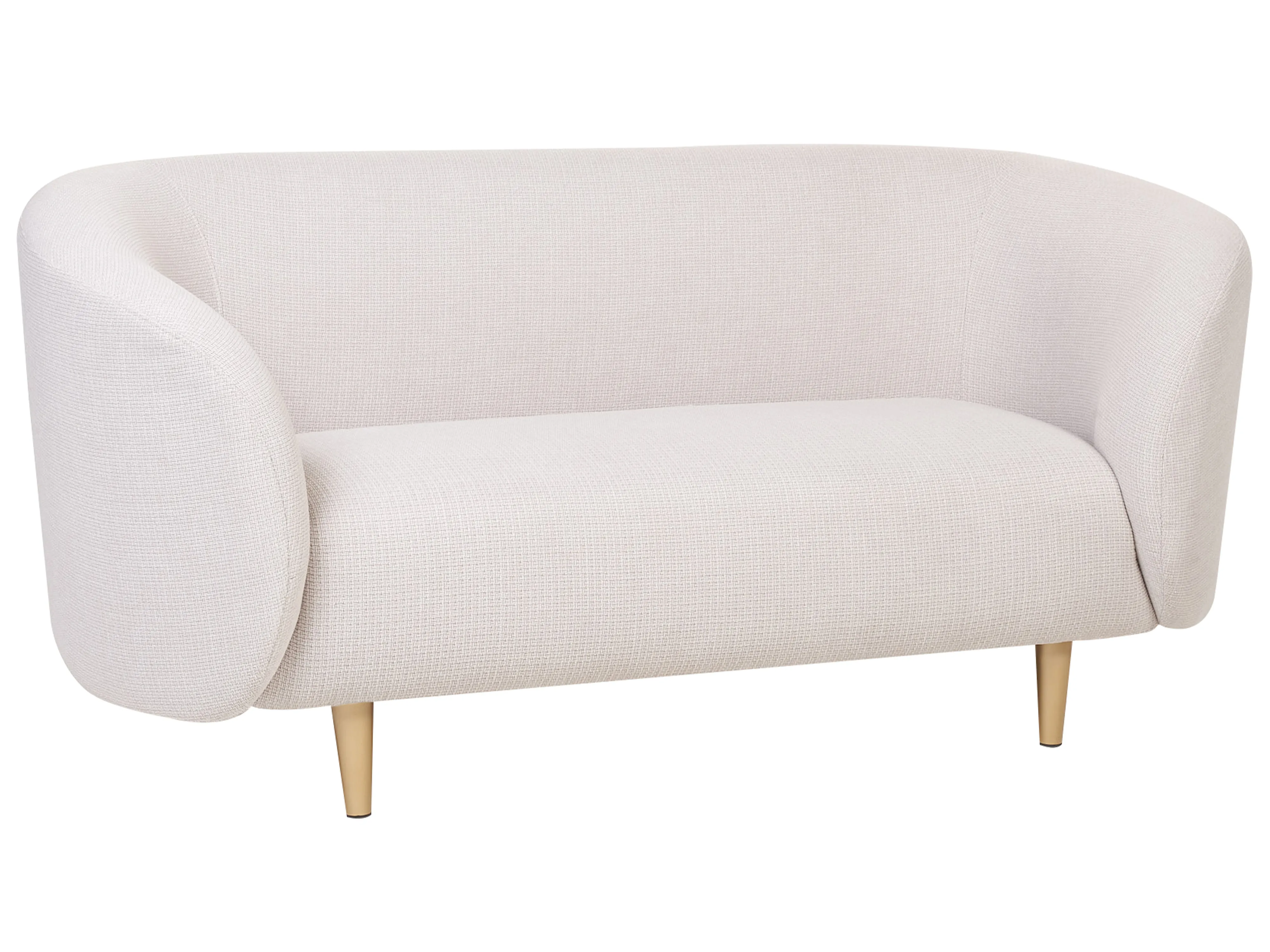 Bank 2-zits LOEN Stof Lichtbeige