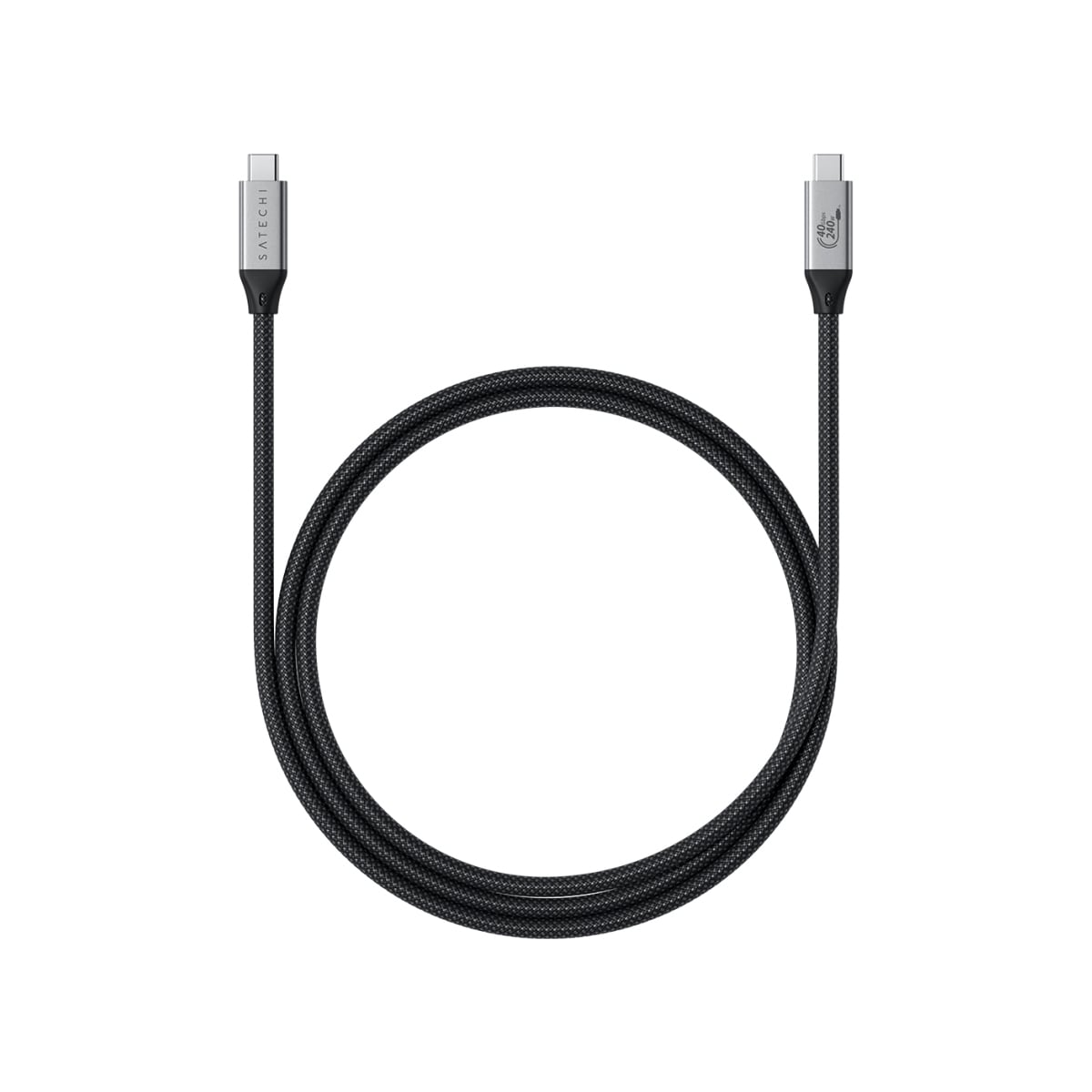 Satechi USB-C 4 kabel 1,2 m (sort)