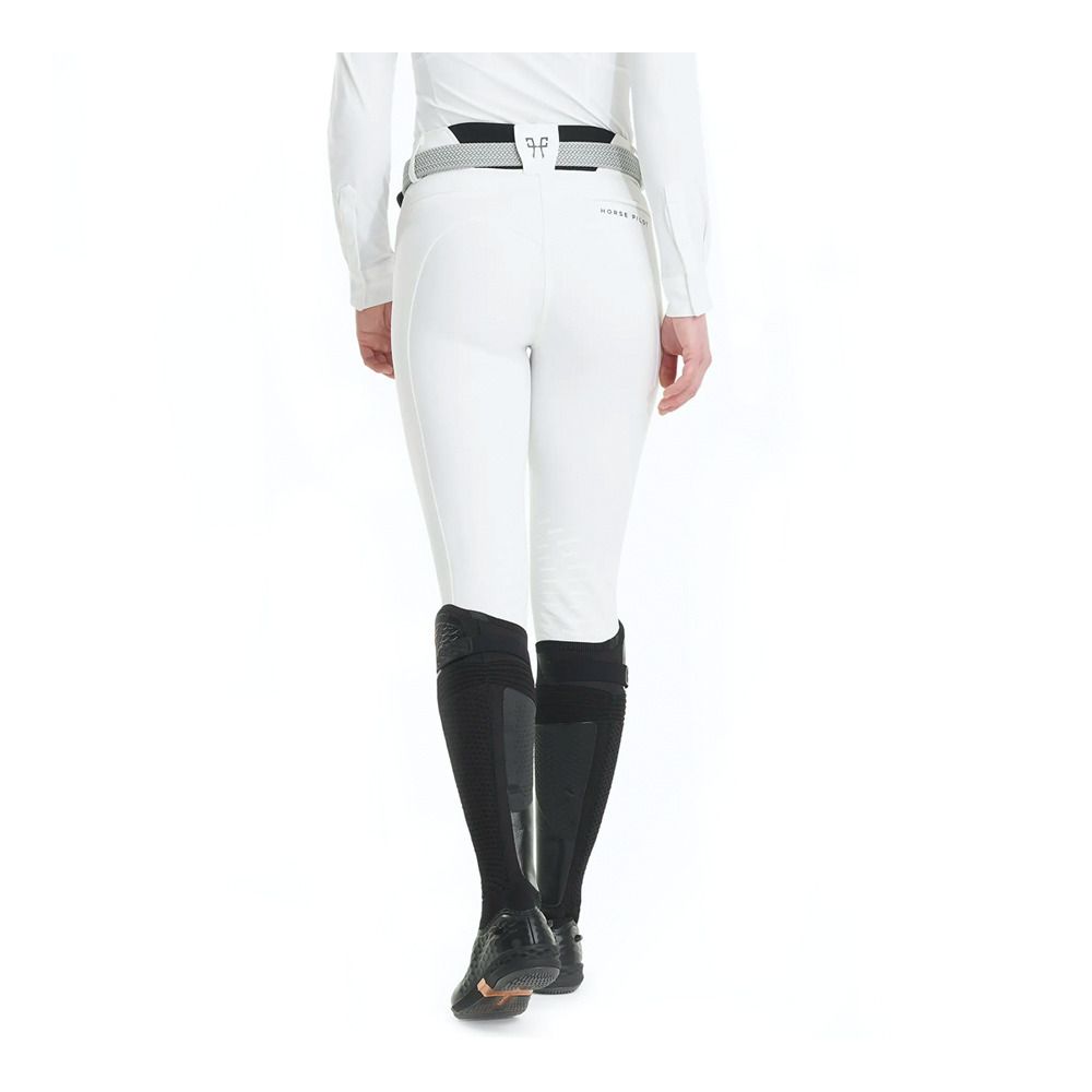 Horse Pilot X-DESIGN - Pantalon siliconé Femme white/grey