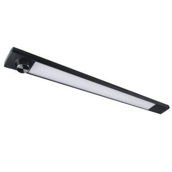 Müller-licht onderbouwlamp Calina Switch Tone 60cm zwart 8W 420lm, dimbaar