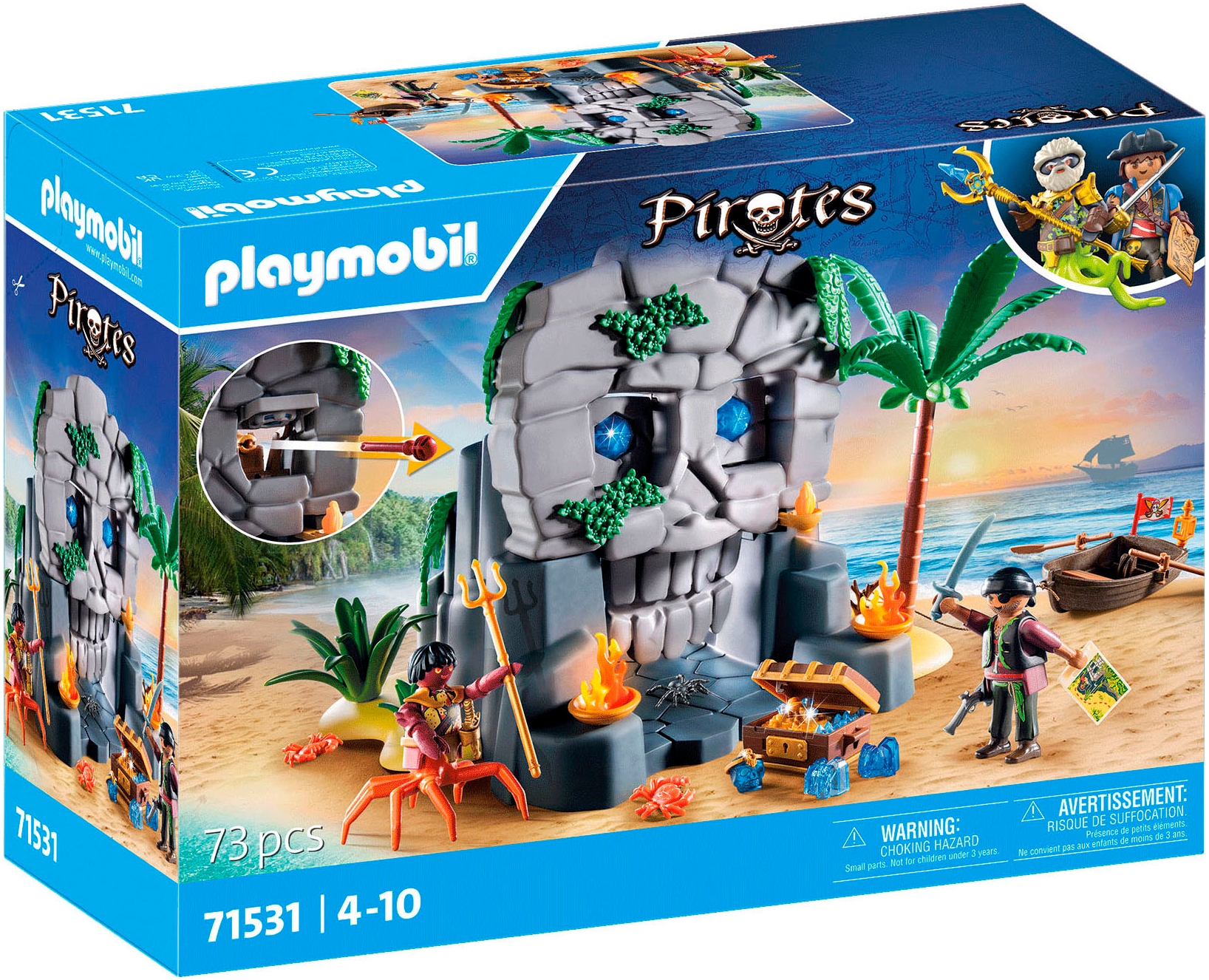 Playmobil® Konstruktions-Spielset »Totenkopfinsel (71531), Pirates« Made in Europe