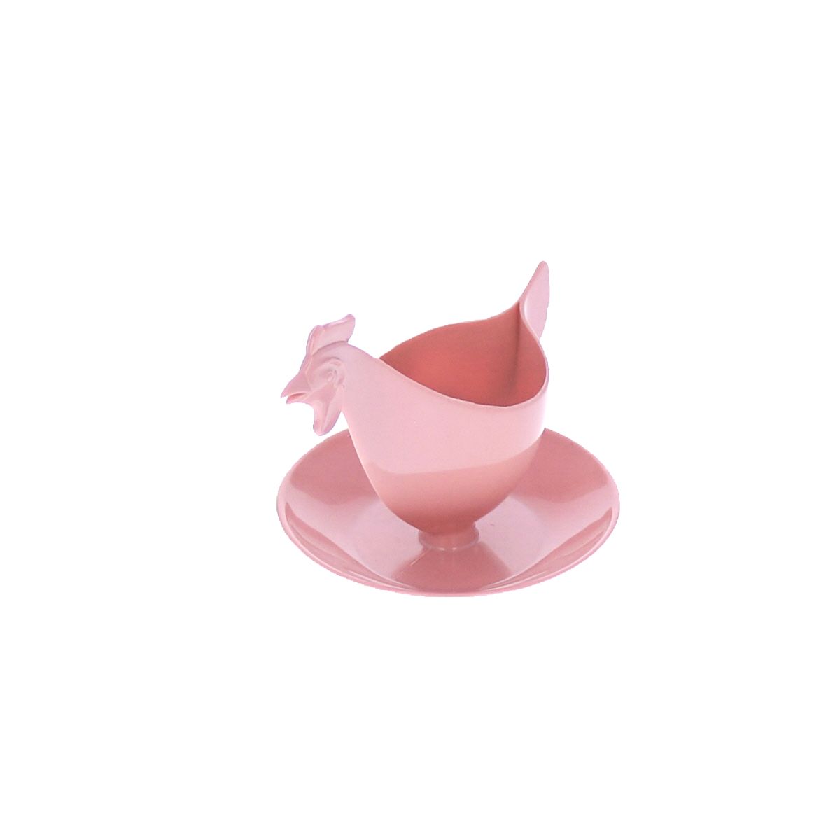 Coquetier poule en plastique rose Le petit Souk