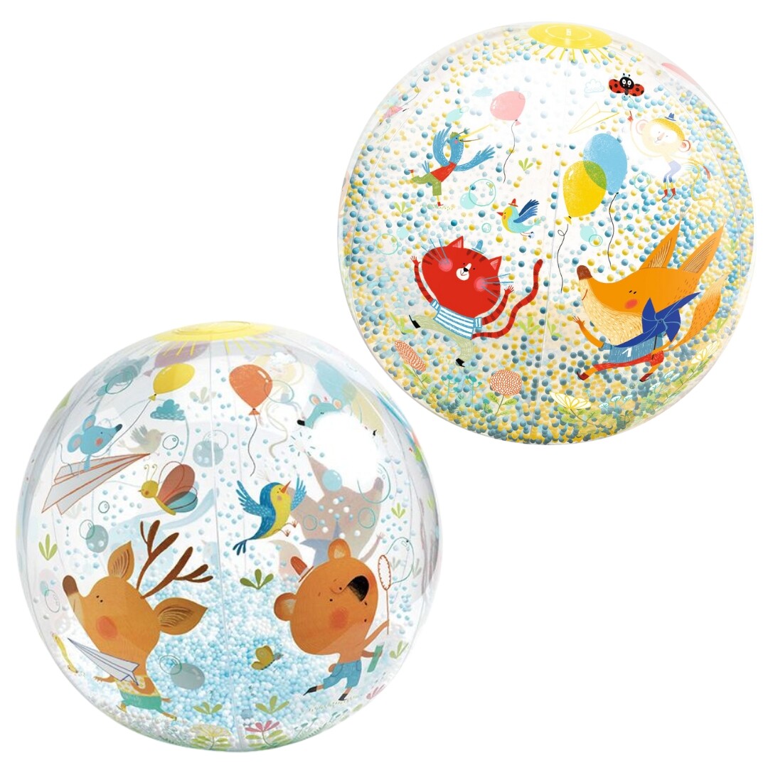 Djeco strandbal bubbels - assorti