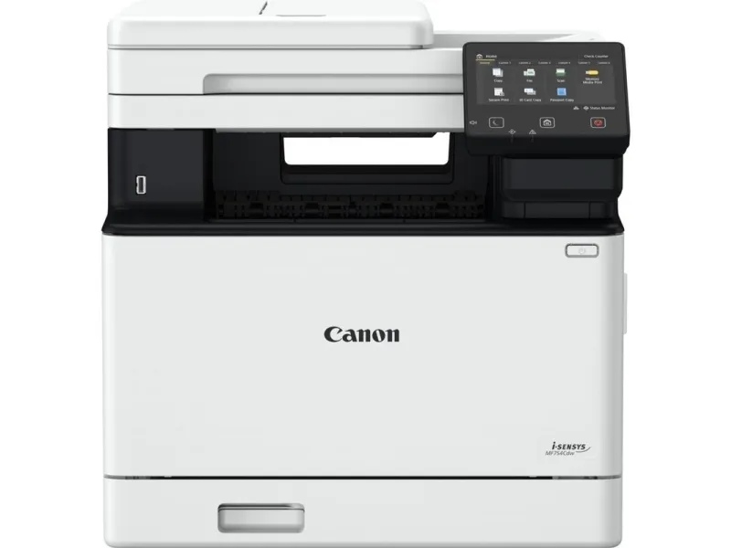 Canon i-SENSYS MF754Cdw - Multifunktionsprinter - farve - laser - A4 (210 x 297 mm), Legal (216 x 356 mm) (original) - A4/Legal (medie) - op til 33 spm (kopiering) - op til 33 spm (udskriver) - 250 ark - 33.6 Kbps - USB 2.0, Gigabit LAN, Wi-Fi(n), US