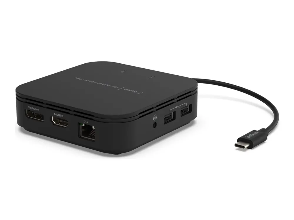 Belkin Thunderbolt 3 Dock Core - Dockingstation - Thunderbolt 3 - HDMI, DP - 1GbE