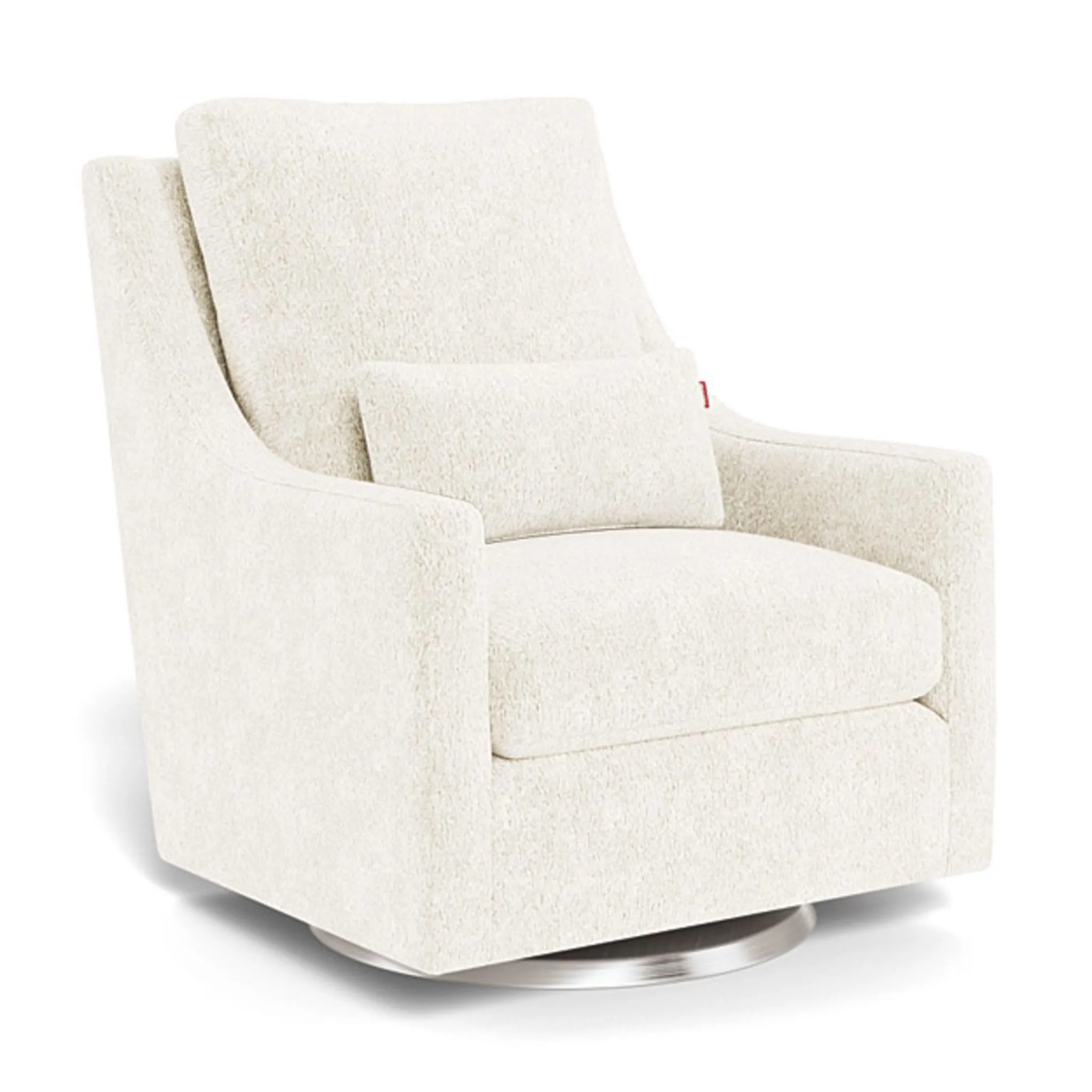 Monte Fauteuil Berçant et Pivotant Vera - Sherpa  Argent