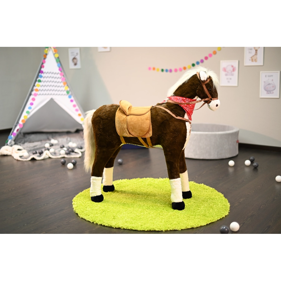 knorr toys® Standpferd XXL Winnie, braun