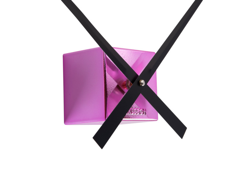 Wall Clock DIY Cubic Metallic KA5974DG Metallic green