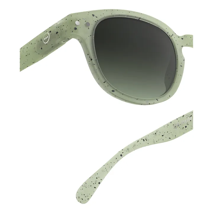 IZIPIZI Lunettes de Soleil #C Effet Moucheté Junior | Vert d'eau