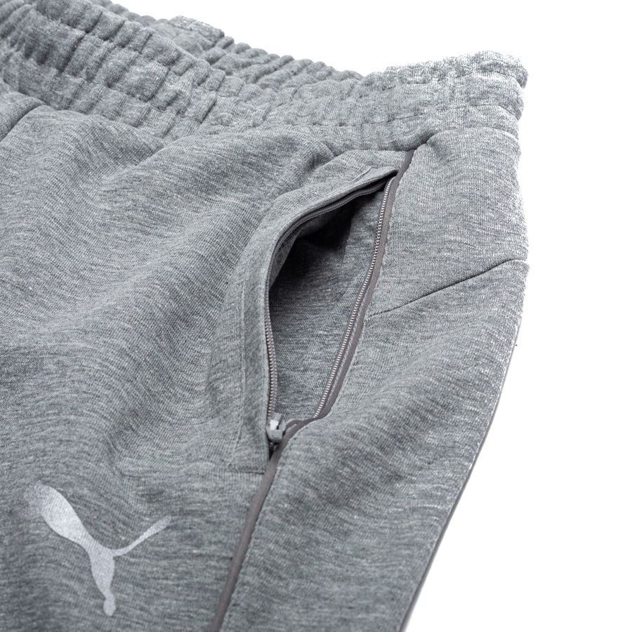 PUMA Bas de Survêtement teamFINAL Casuals - Gris/Argenté