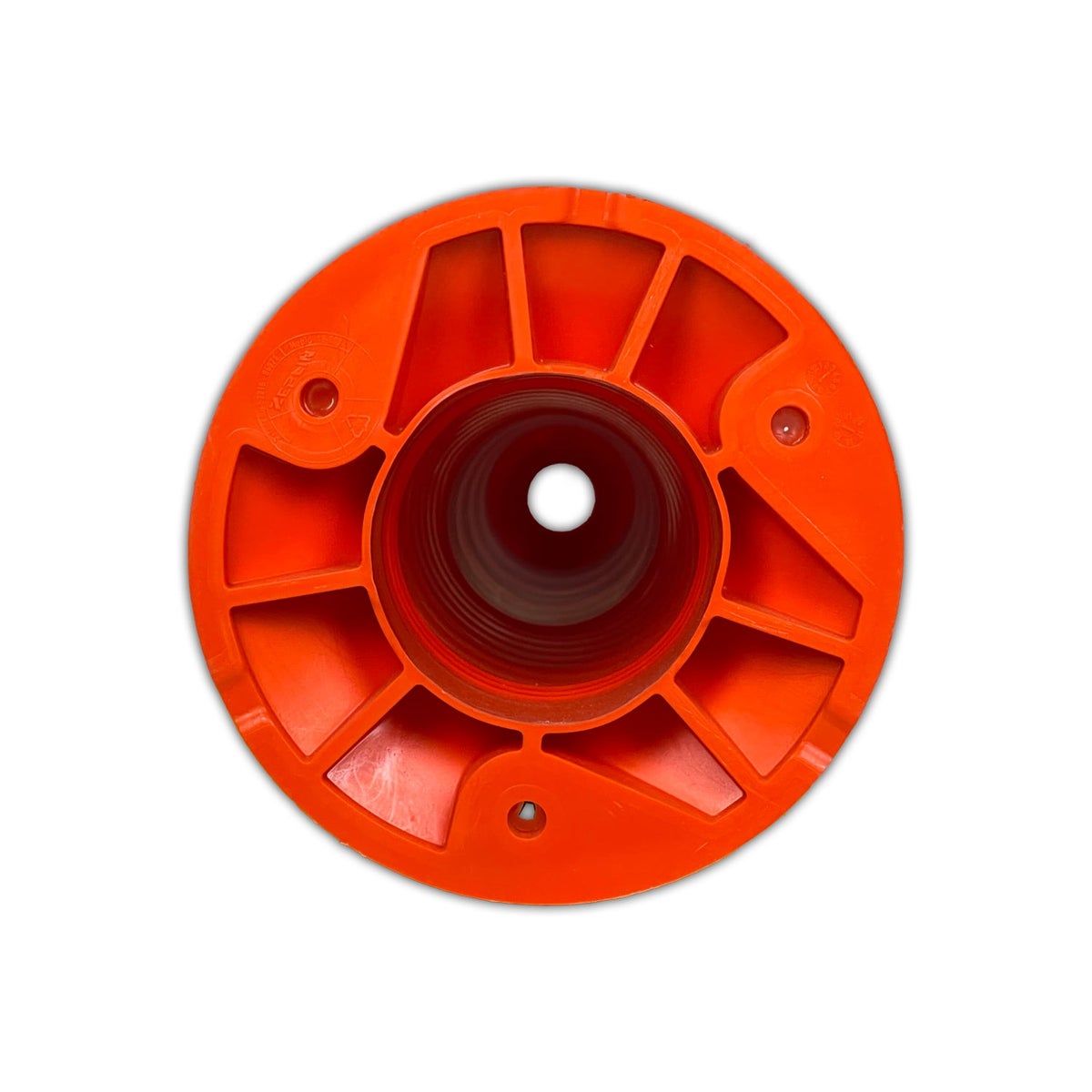 Flexibele ECO oranje 3-delige paal 75 cm met RA2/C reflecterende folie