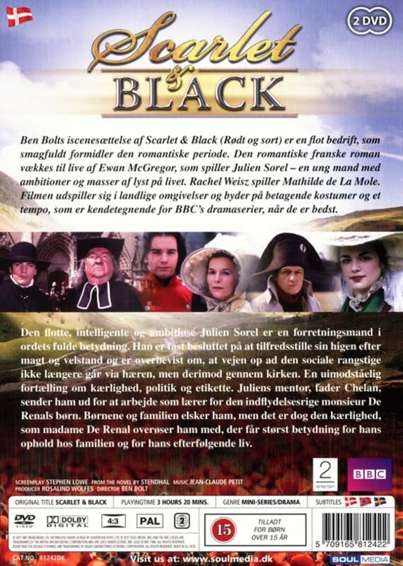 Scarlet And Black / Rødt Og Sort - DVD