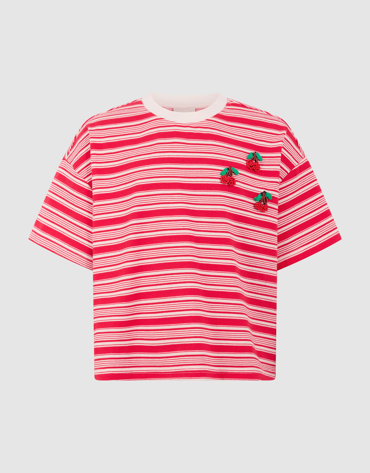 Cherry T-shirt Rood