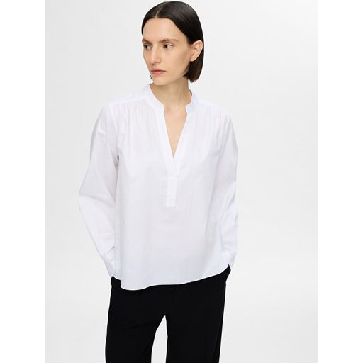 Selected Femme Mira Bluse, Bright White, 38