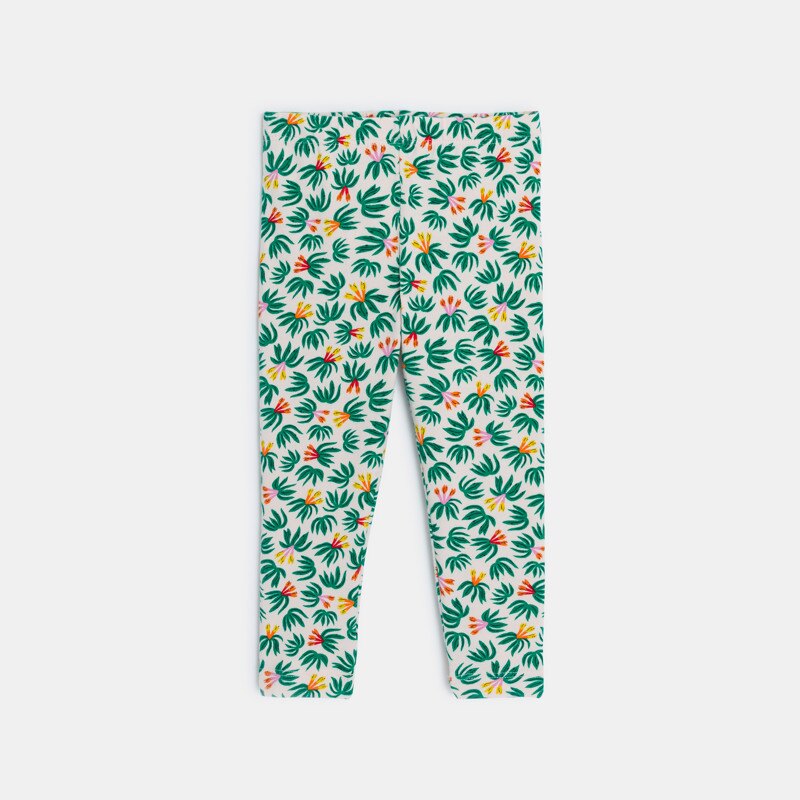 Legging bébé fille à motifs tropicaux rose Catimini Rose