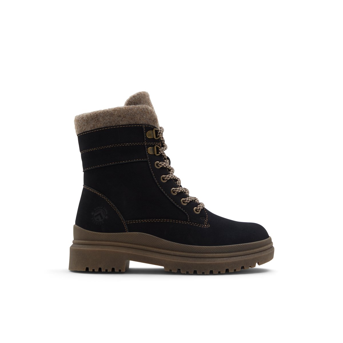 BANFF TRAIL PREMIUM-Aloderedar-Bottes de randonnée d'hiver - Talon plat - Noir
