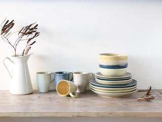 CreaTable Kombiservice NATURE COLLECTION REACTIVA AQUA 16-teilig