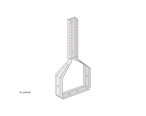 Knauf nonius hendel voor UA 50/40 136 mm Verpakking = 100 stuks