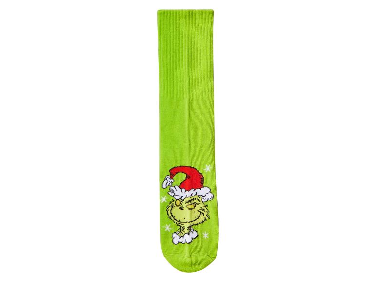 3 Paar kerstsokken The Grinch